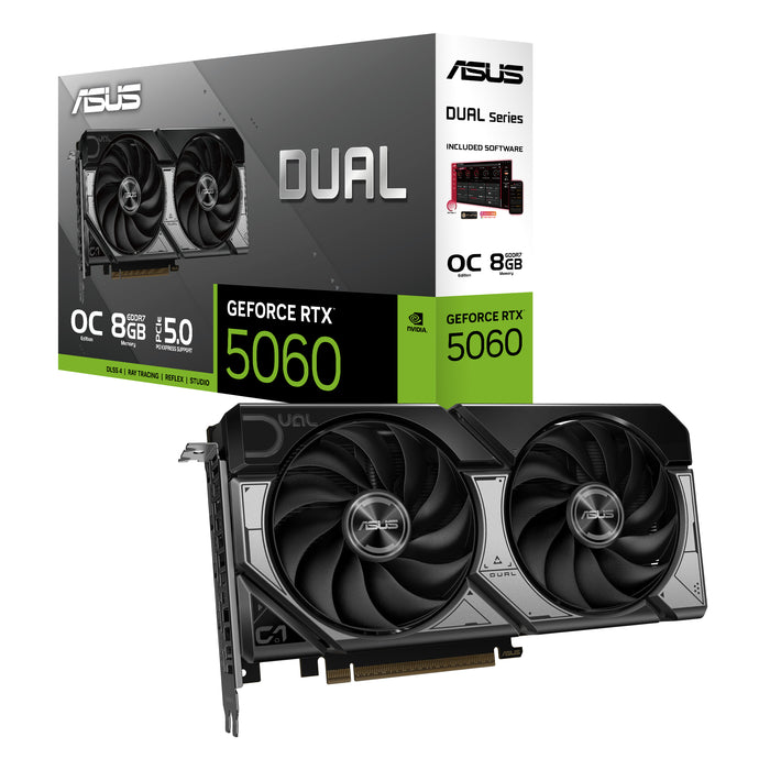 ASUS Dual -RTX5060-O8G NVIDIA GeForce RTX 5060 8 GB GDDR7