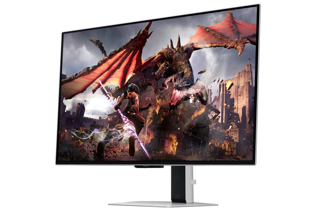 Samsung G80SD computer monitor 81.3 cm (32") 3840 x 2160 pixels 4K Ultra HD OLED Silver
