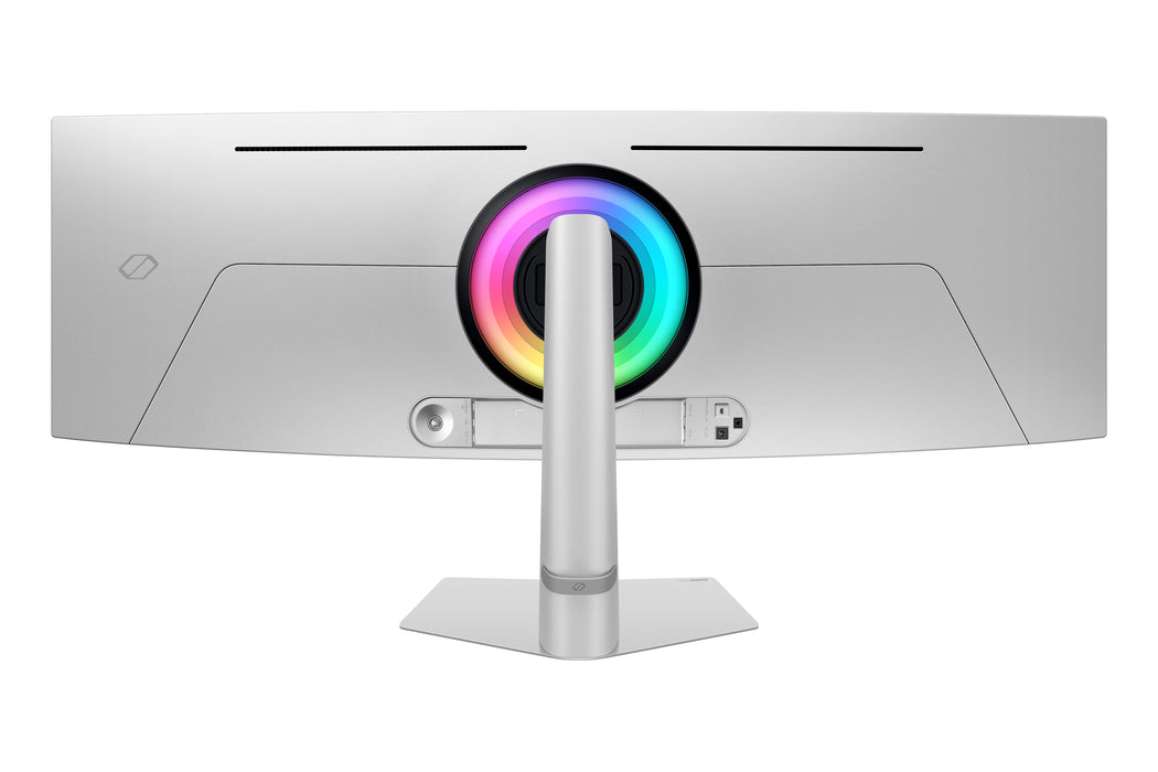 Samsung G93SD computer monitor 124.5 cm (49") 5120 x 1440 pixels Dual QHD OLED Silver