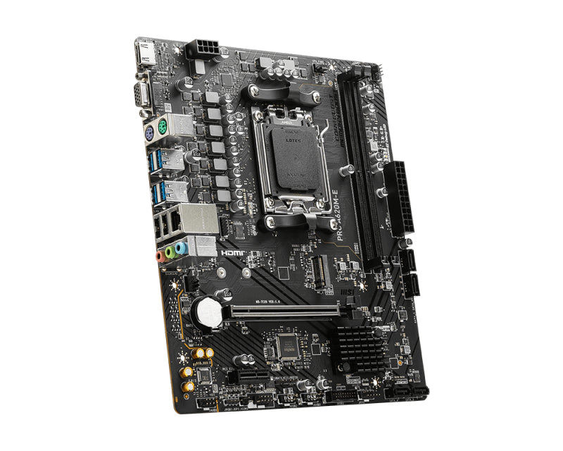 MSI PRO A620M-E motherboard AMD A620 Socket AM5 micro ATX