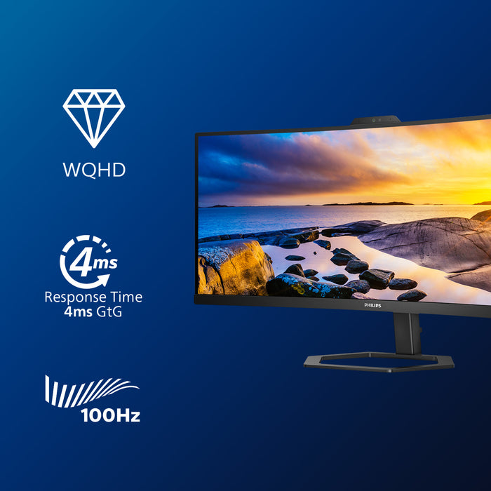 Ecrã LED Philips série 5000 34E1C5600HE/00