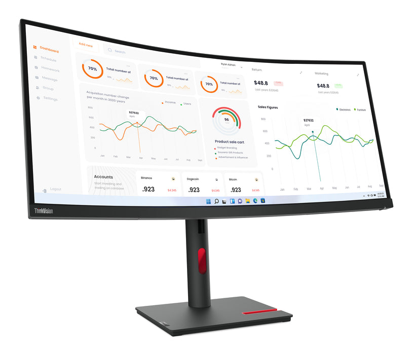 Ecrã LED Lenovo ThinkVision T34w-30