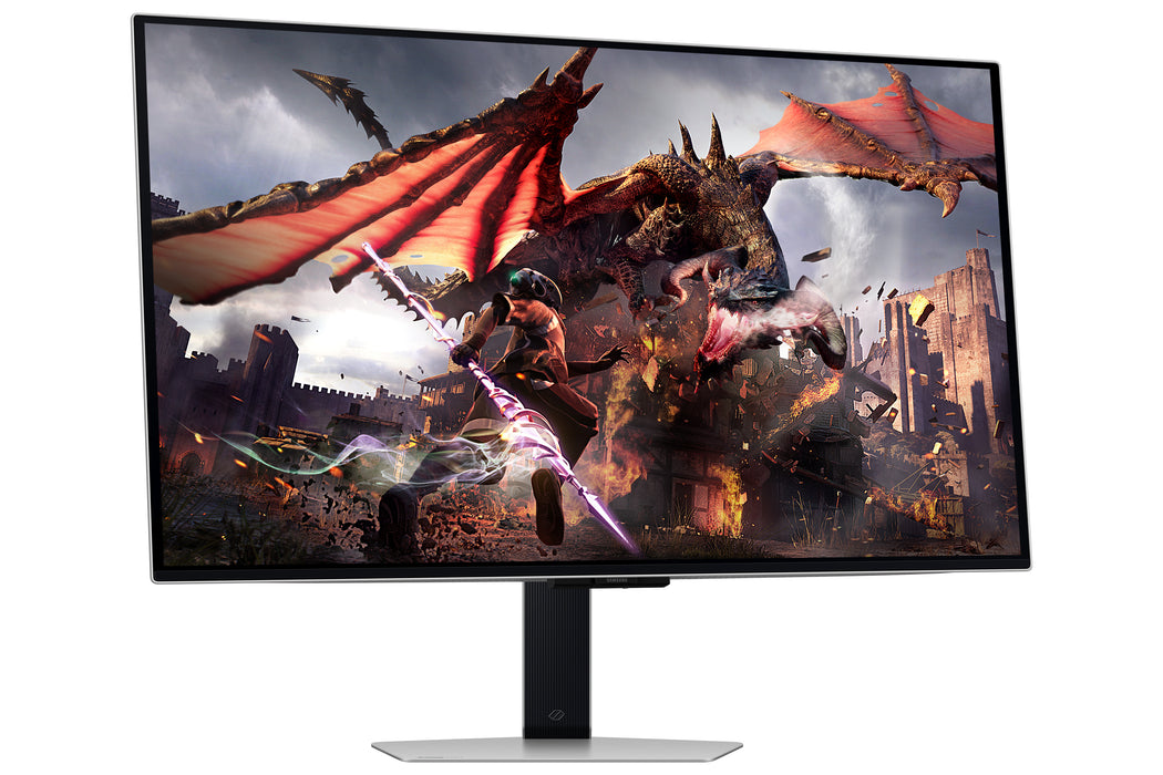 Samsung G80SD computer monitor 81.3 cm (32") 3840 x 2160 pixels 4K Ultra HD OLED Silver