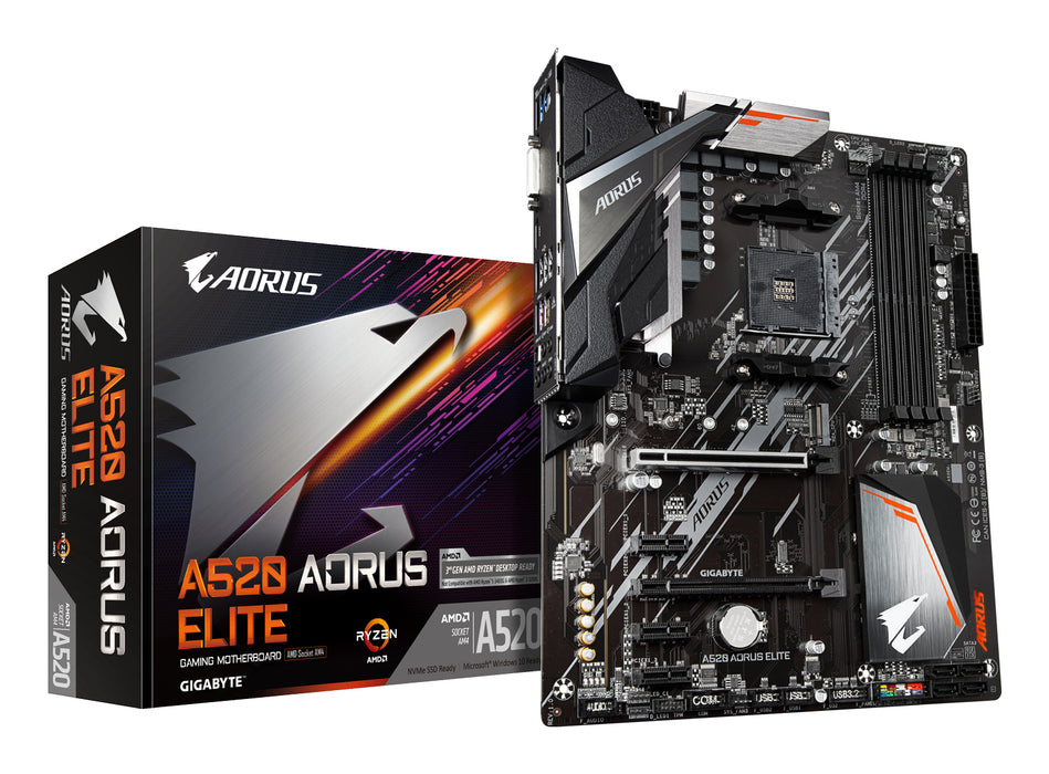 Placa base GIGABYTE A520 AORUS ELITE
