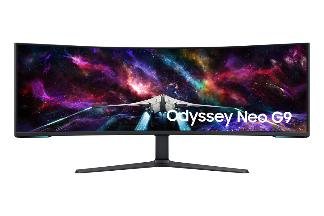 Samsung G95NC computer monitor 144.8 cm (57") 7680 x 2160 pixels Dual UHD LED Black, White