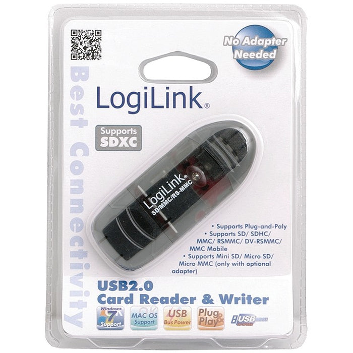 LogiLink Cardreader USB 2.0 Stick external for SD/MMC card reader